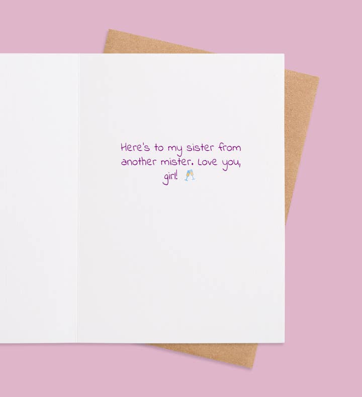 Toasting With The Birthday Queen Birthday Greeting Card Inside Image