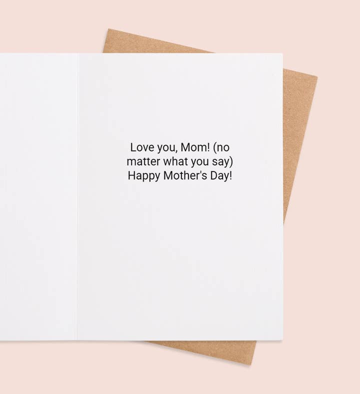 Mom Wisdom Whimsy Mothers Day Greeting Card Inside Image