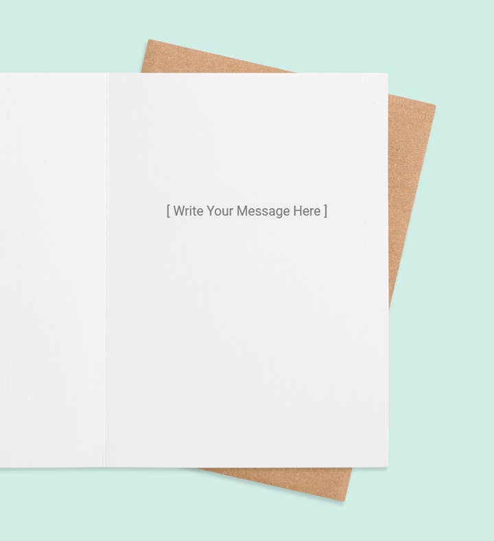 Eggcellent Vibes Only Easter Greeting Card Inside Image