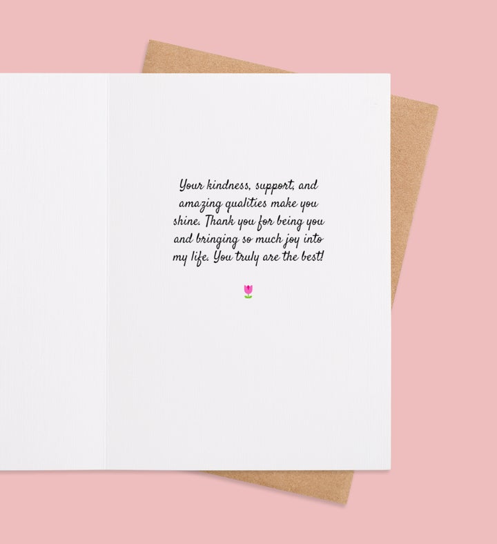 Blossoms Of Gratitude Mothers Day Greeting Card Inside Image
