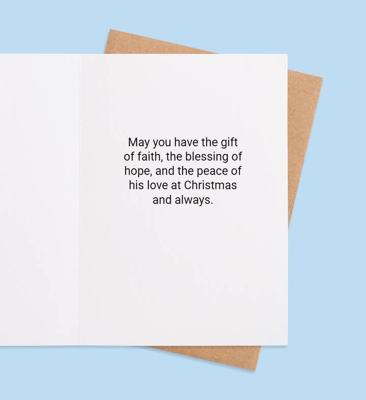 Gifts Of The Magi Christmas Greeting Card Inside Image