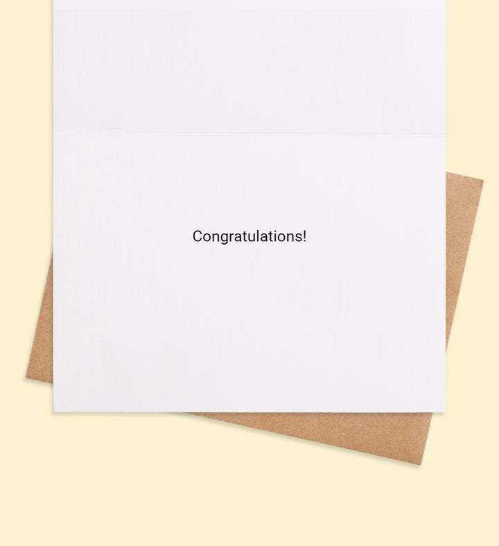 Tying The Knot Bliss Wedding Greeting Card Inside Image