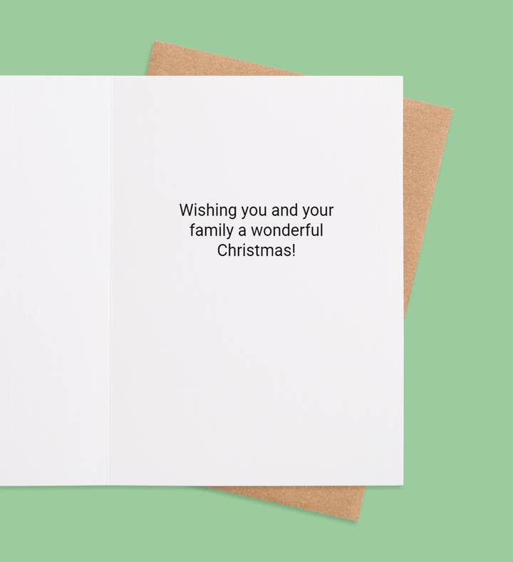 Whimsical Christmas Wish Christmas Greeting Card Inside Image