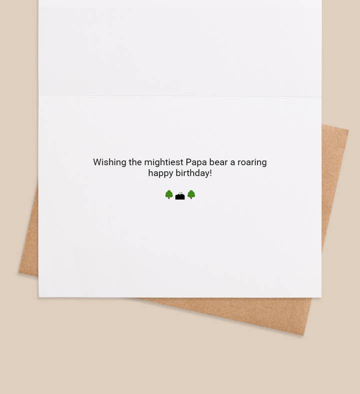 Bear Y Special Birthday Birthday Greeting Card Inside Image