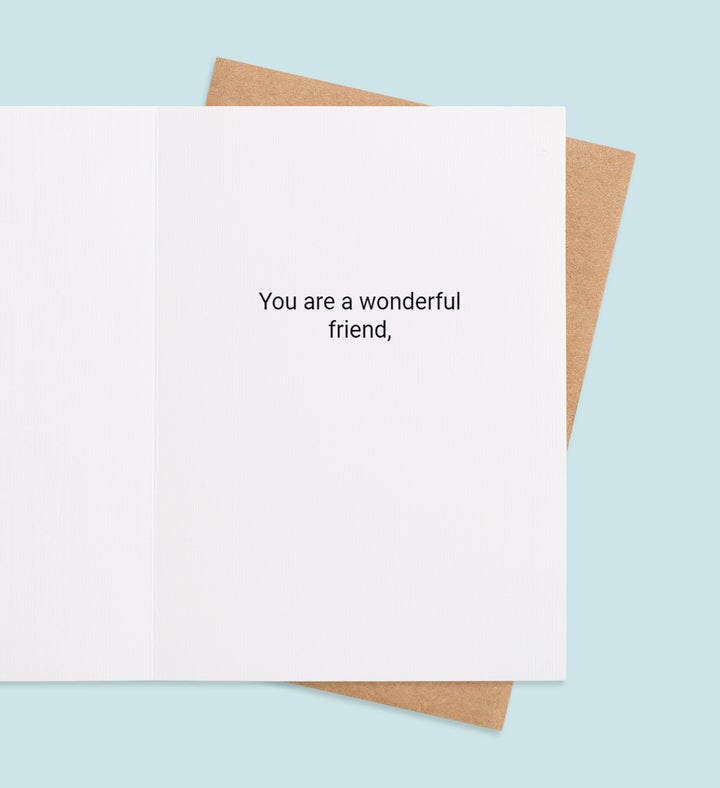 Breathe Easy, Friend Get Well Greeting Card Inside Image