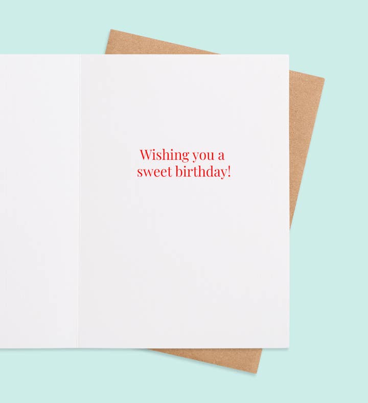 Berry Best Mom Birthday Greeting Card Inside Image