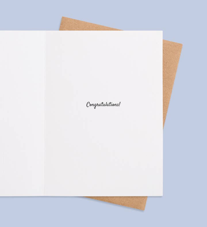 Fancy Job Fiesta New Job Greeting Card Inside Image