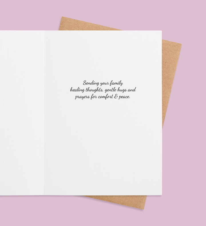 Roses of Remembrance Greeting Card Inside Image