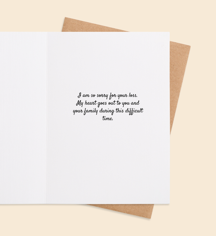 Whispers of Solace Greeting Card Inside Image