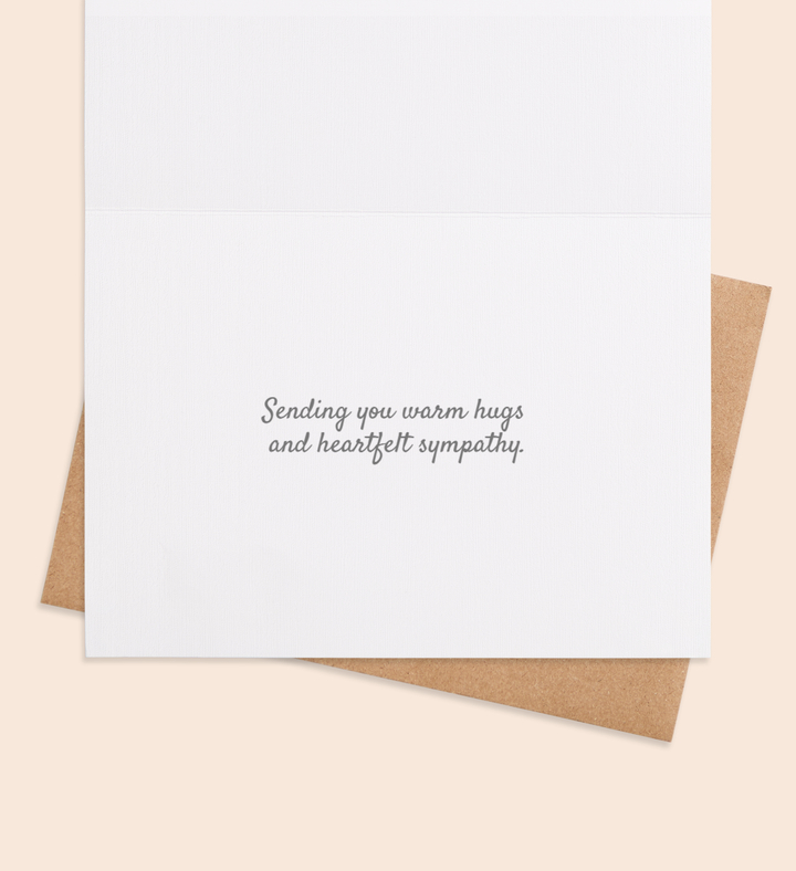 Blossoms of Solace Greeting Card Inside Image