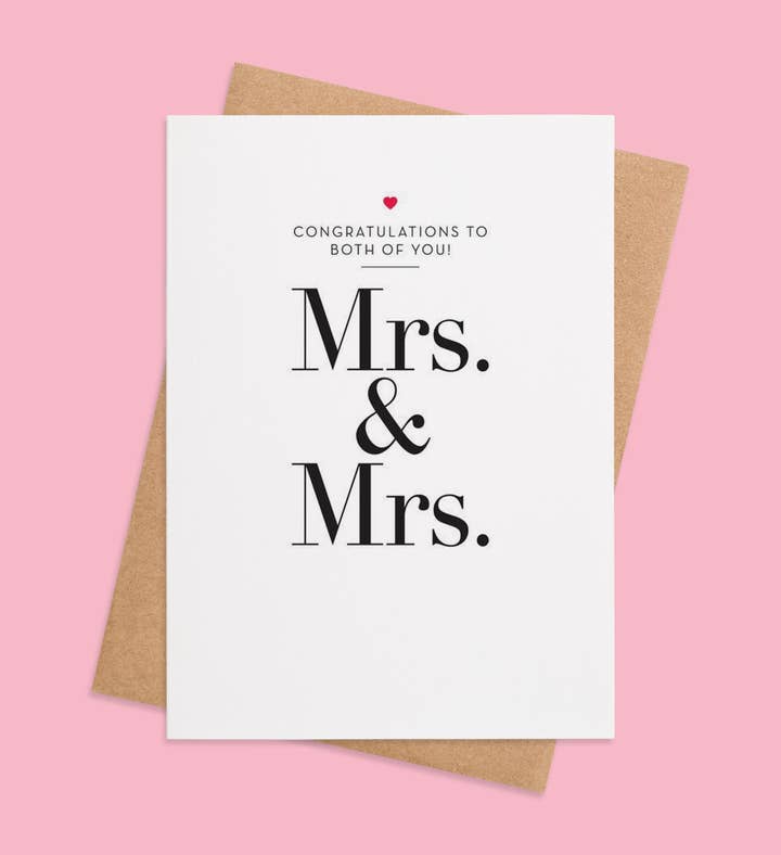 Tale As Old As Time: Mr. & Mrs. Love Anniversary Greeting Card Image