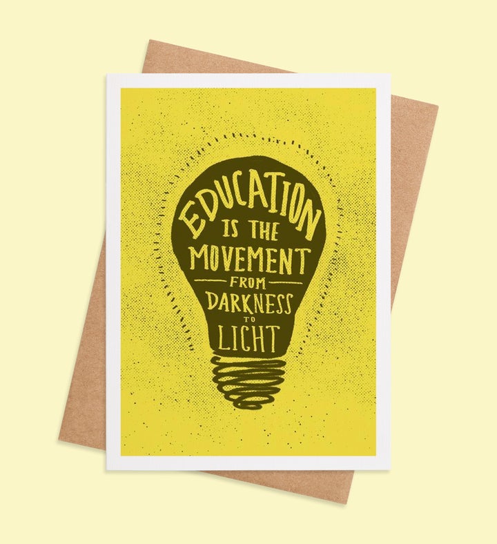 Enlightenment Express Graduation Greeting Card Image