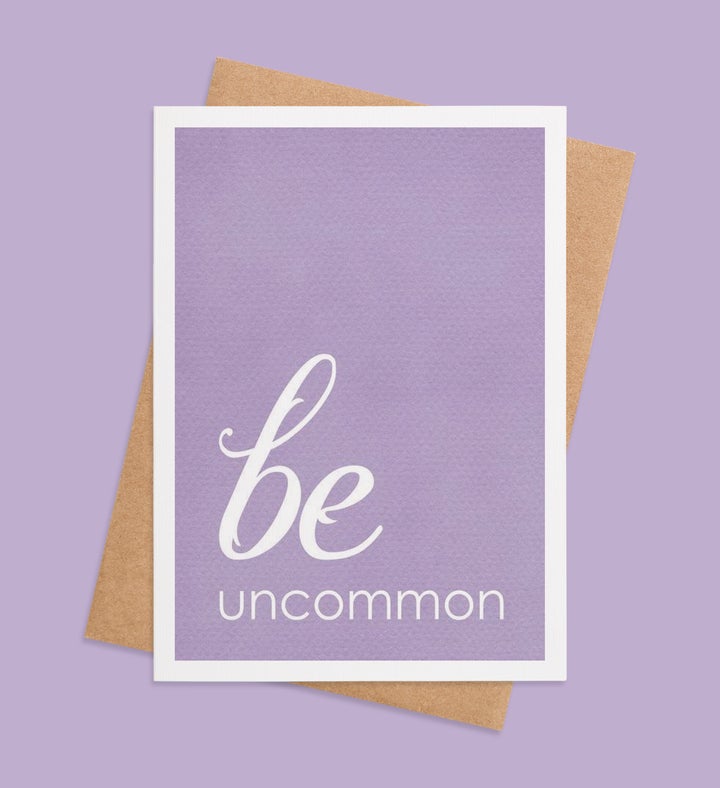 Be Uncommon Graduation Greeting Card