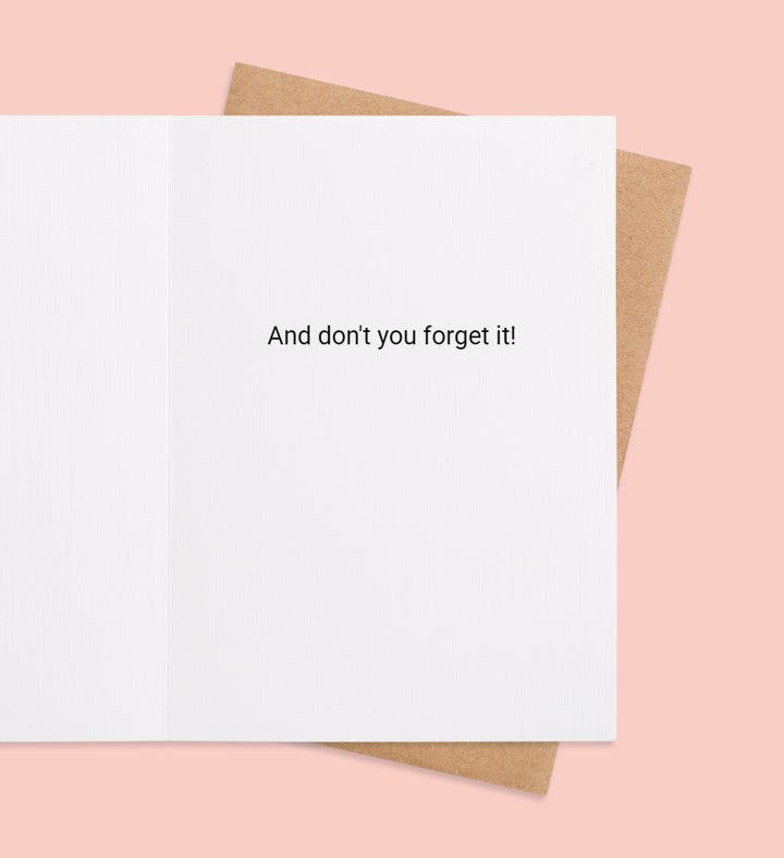 Perfectly Us Love Romance Greeting Card Inside Image