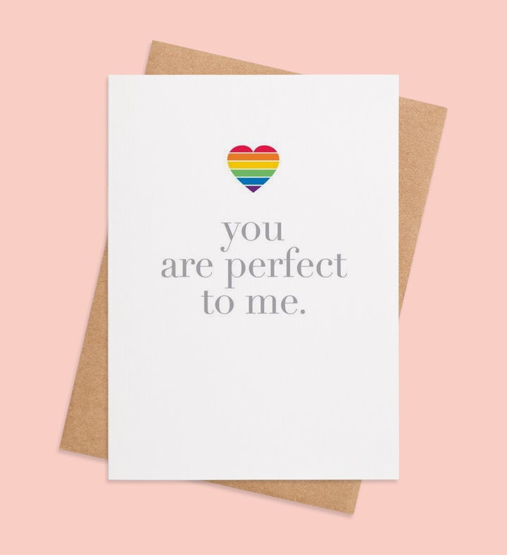 Perfectly Us Love Romance Greeting Card Image