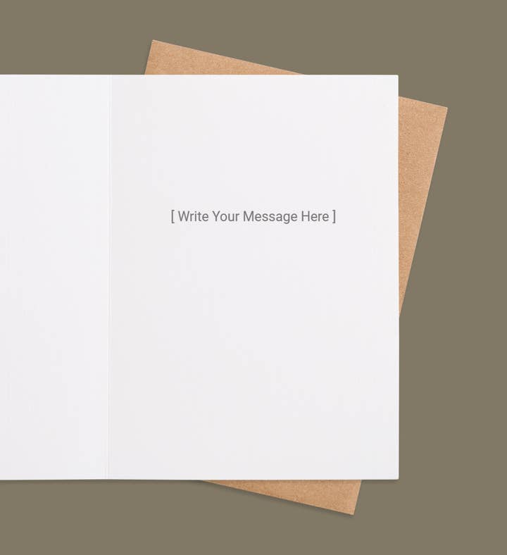 Old Fashioned Cheer Christmas Greeting Card Inside Image