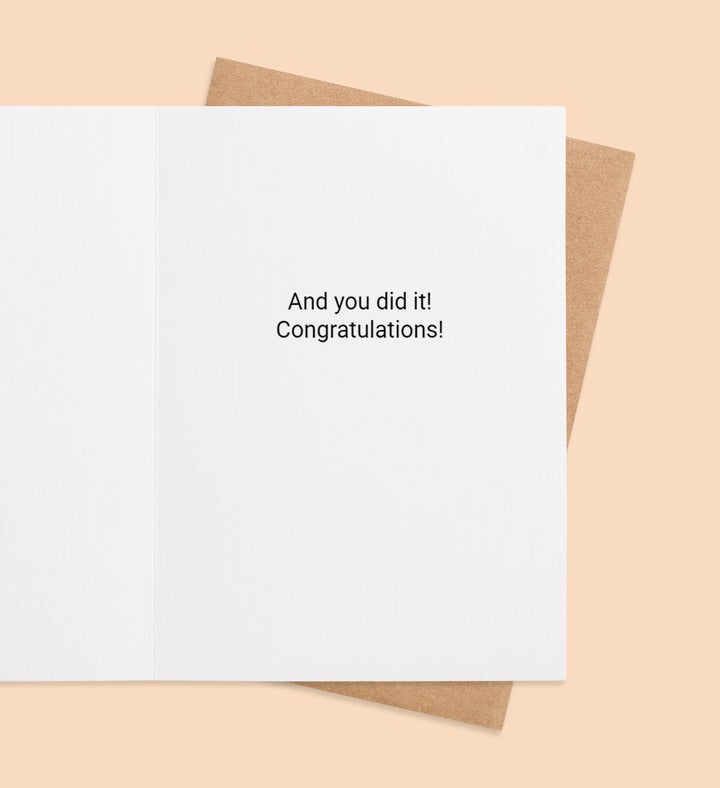 Dream Big, Do Bigger Graduation Greeting Card Inside Image