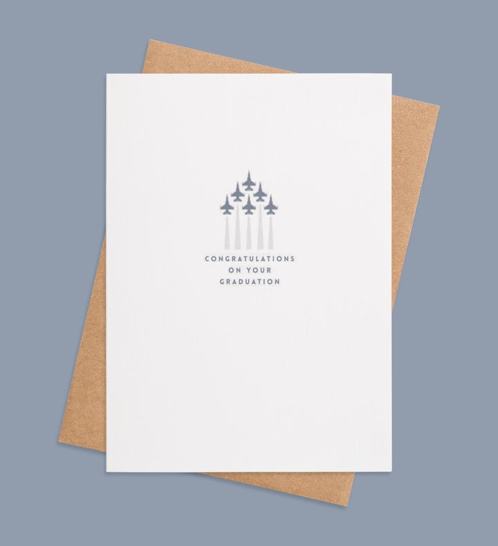 Skyward Achievements Graduation Greeting Card Image