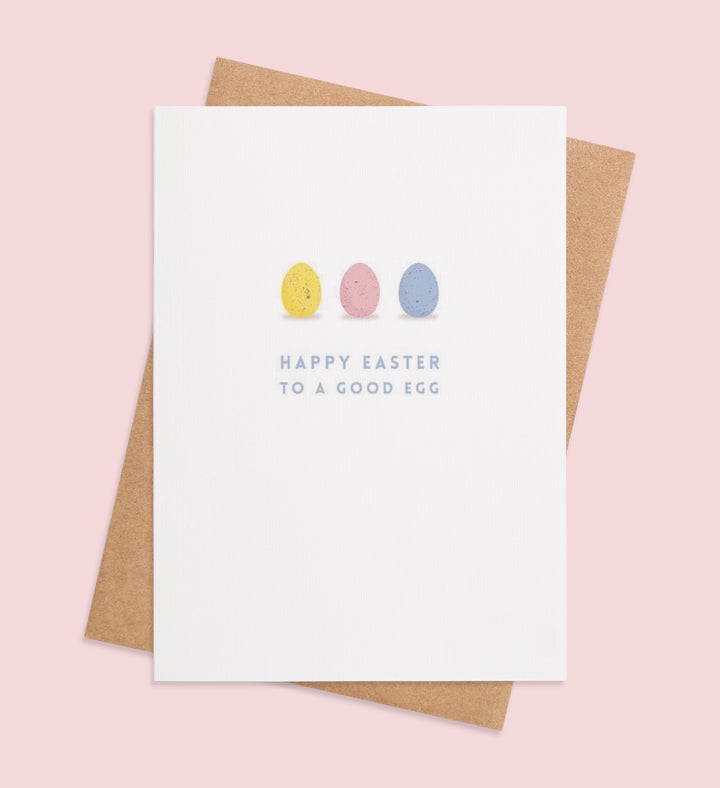 Egg Cellent Wishes Greeting Card