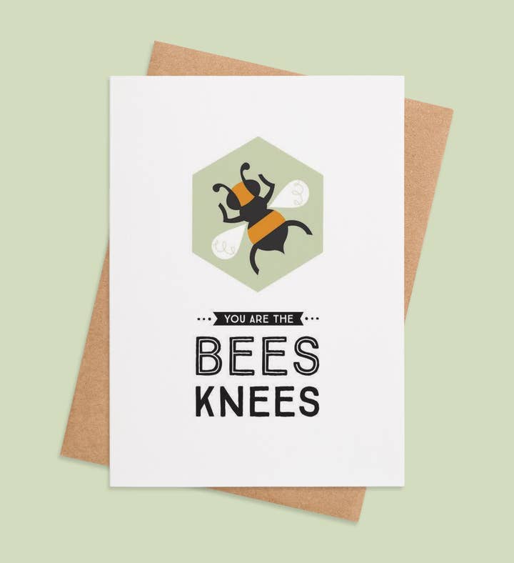 Buzzing With Joy Thank You Greeting Card Image