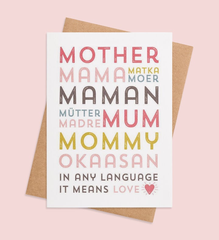 Universal Love For Mom Mothers Day Greeting Card Image