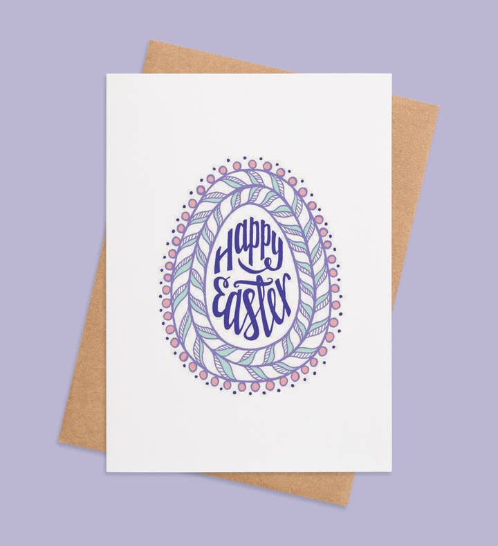 Eggciting Easter Greetings Easter Greeting Card Image