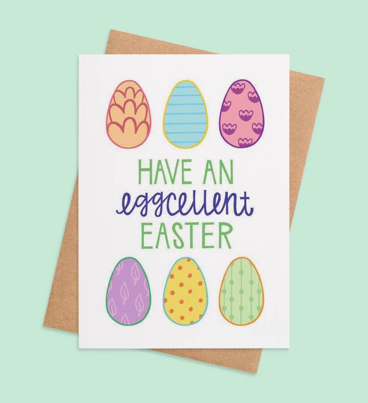 Egg Citing Easter Wishes Easter Greeting Card Image