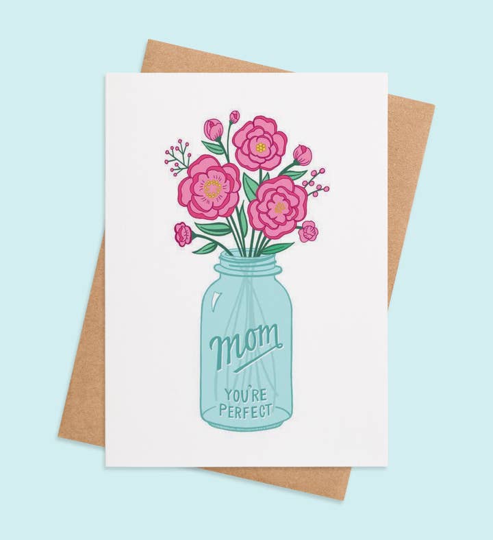 Perfectly Potted Love Mothers Day Greeting Card Image