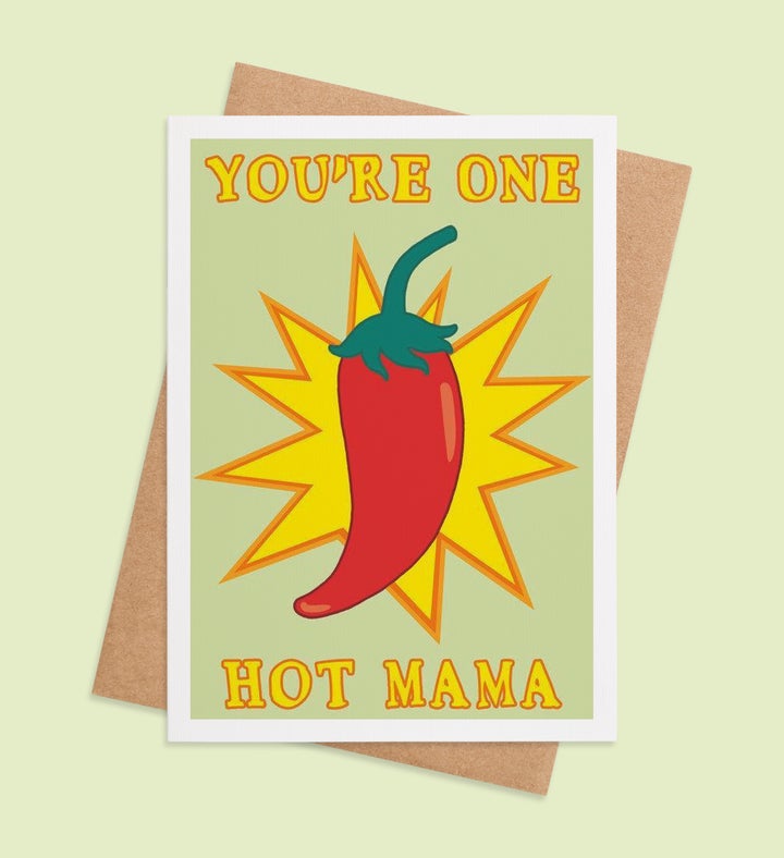Spicy Mamadelight Mothers Day Greeting Card Image