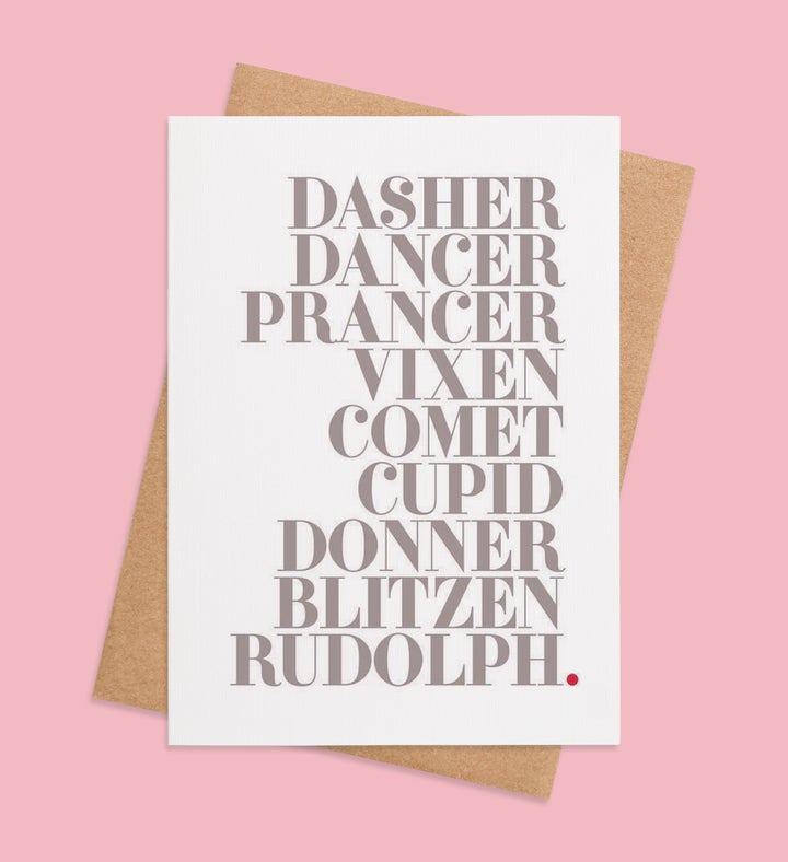 Reindeer Rendezvous Greeting Card