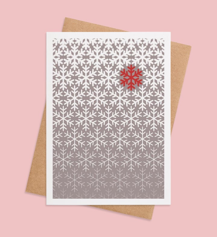 One Shining Snowflake Greeting Card