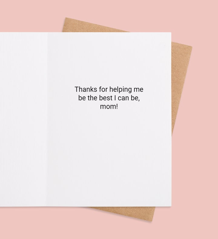 Heartfelt Blooms For Mom Mothers Day Greeting Card Inside Image