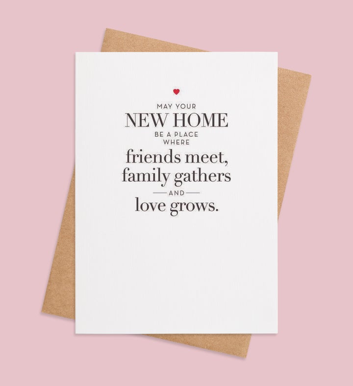 Home Is Where Love Grows Greeting Card