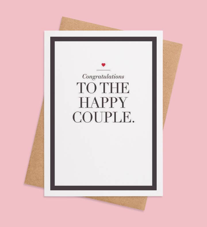 Happily Ever After Cheers Wedding Greeting Card Image