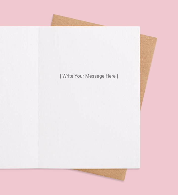 Wonderfully You Greeting Card Inside view