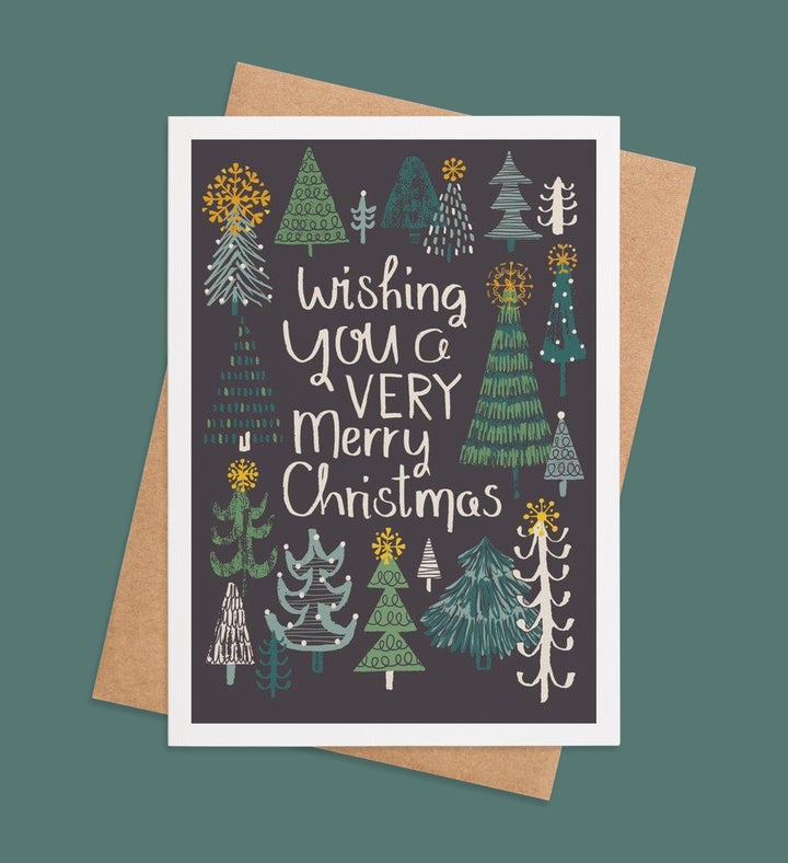 Evergreen Wishes Greeting Card