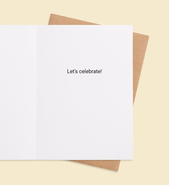 Candles Of Cheer Greeting Card Inside view