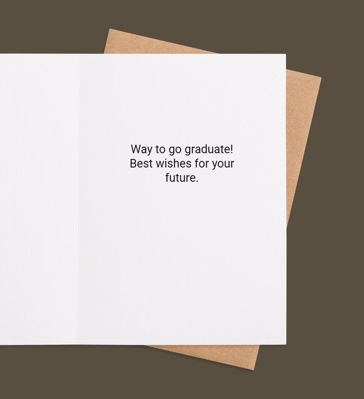 You Got This, Grad! Graduation Greeting Card Inside view