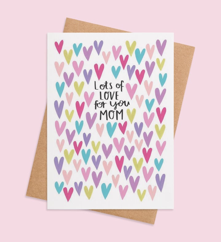 Heartfelt Hugs For Mom Greeting Card