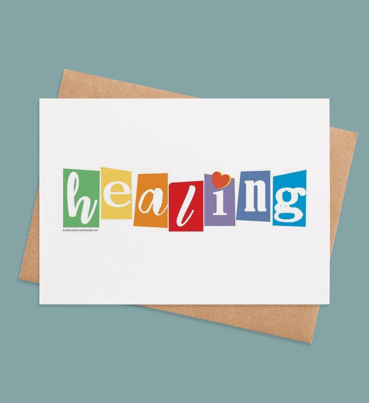 Heartfelt Healing Wishes Sympathy Greeting Card Image