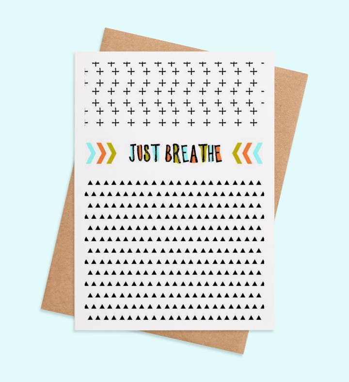 Breathe Easy Thinking Of You Greeting Card Image