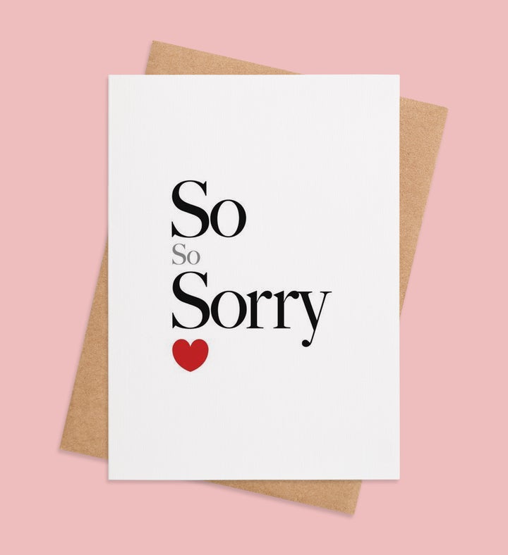 Heartfelt Apology