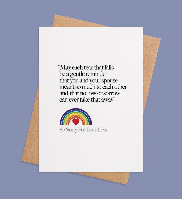 Tears Of Remembrance Sympathy Greeting Card Image