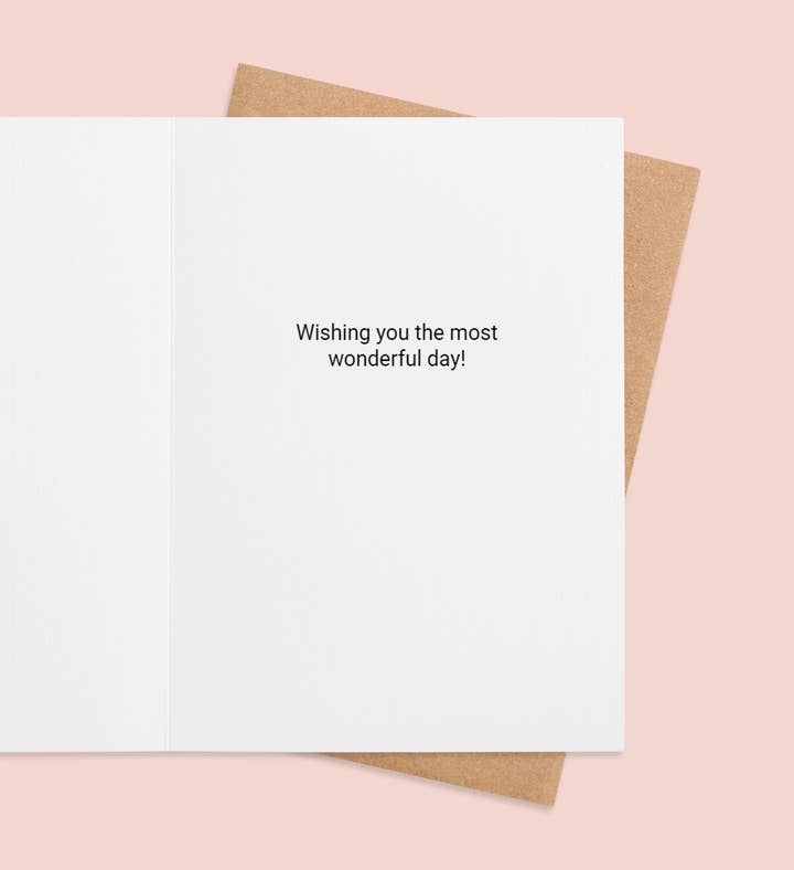 Blossoms Of Joy Birthday Greeting Card Inside Image