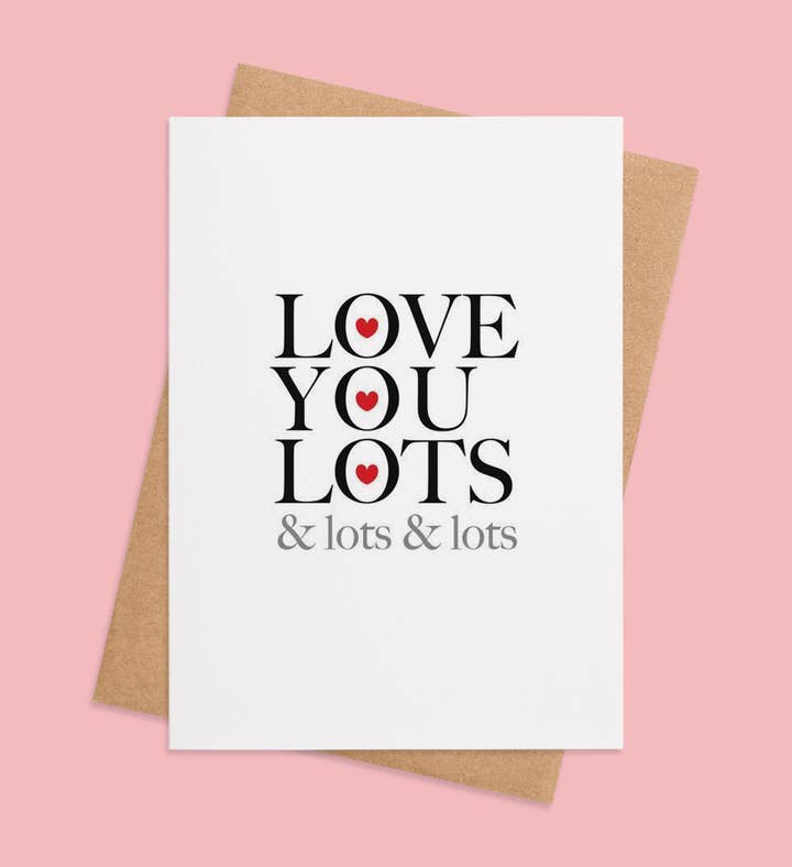 Endless Love Letters Mothers Day Greeting Card Image