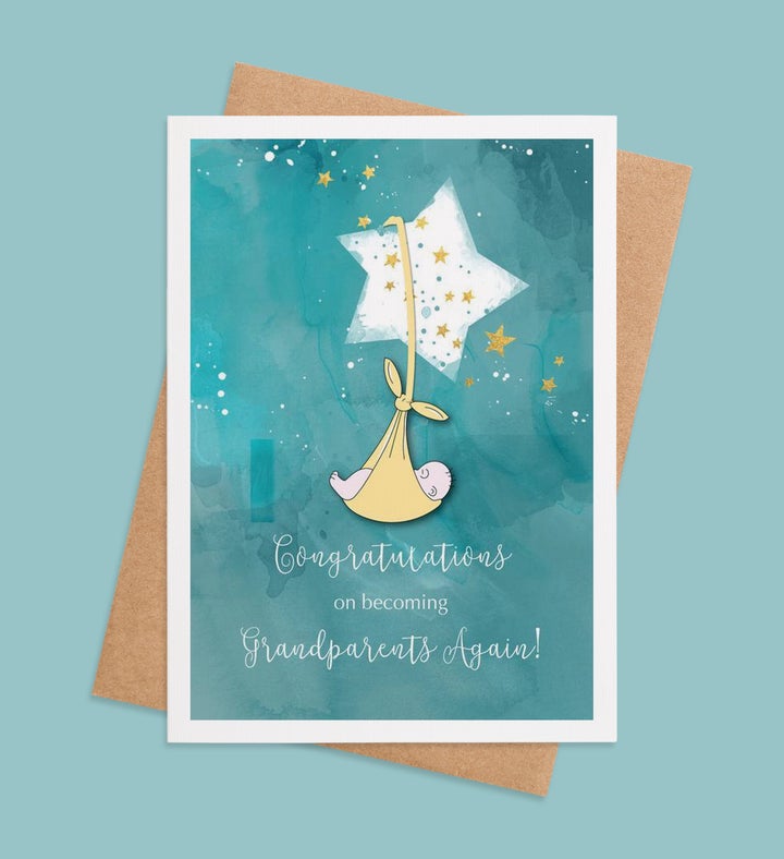 Baby Bliss: Grandparent'S Joy New Baby Greeting Card