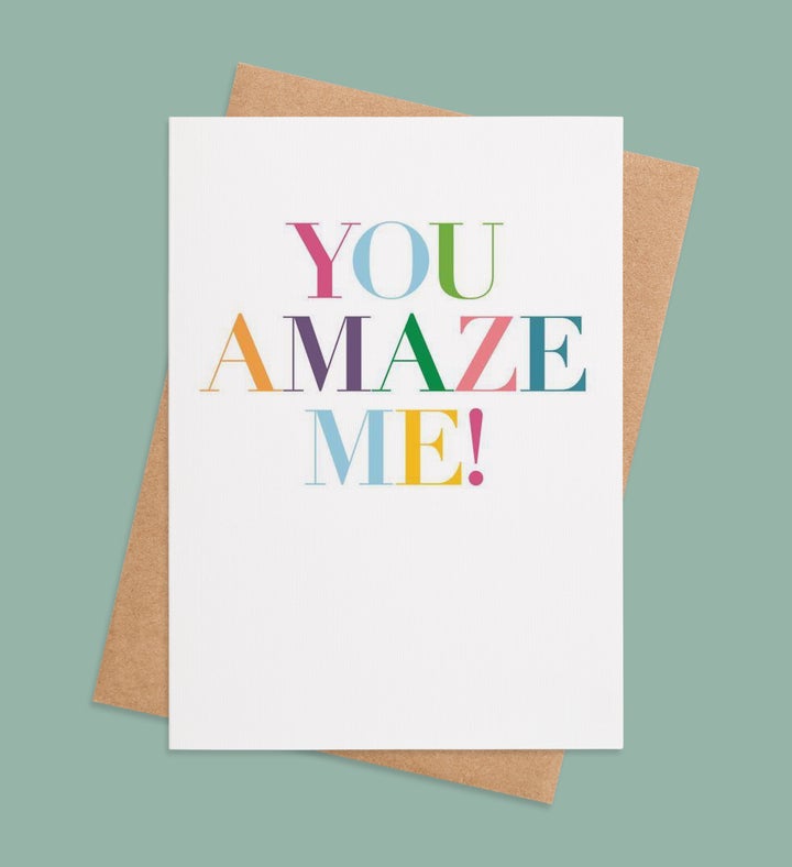 Amazement In Every Word Greeting Card