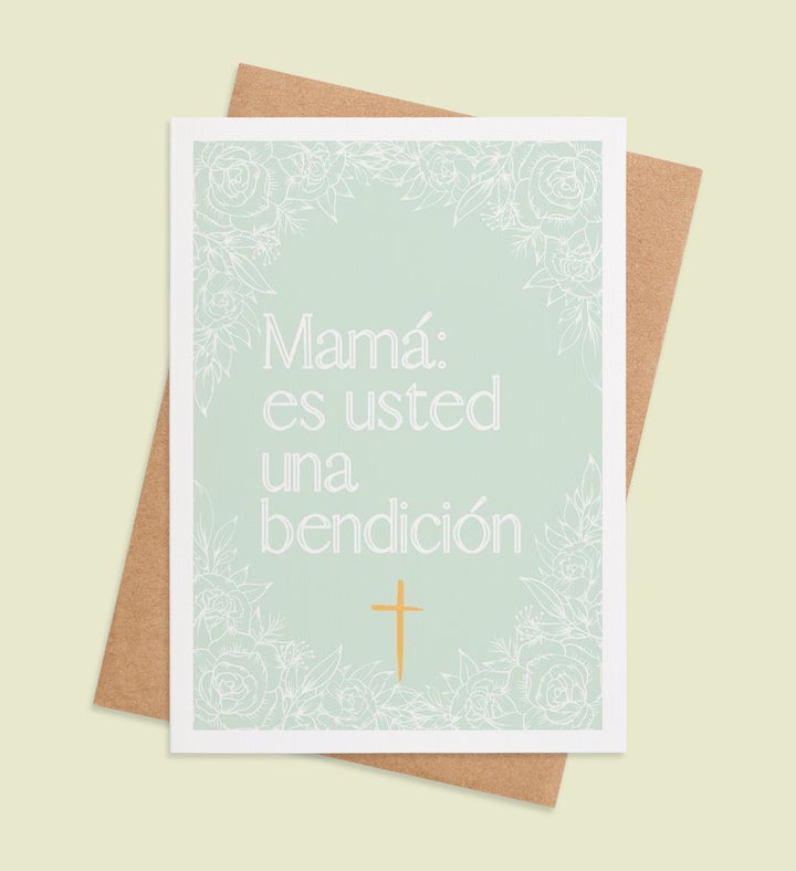 Con Amor, Mamá Mothers Day Greeting Card Image