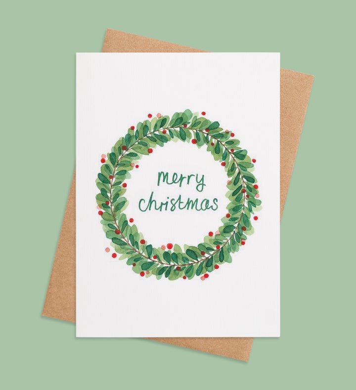Evergreen Wishes Greeting Card