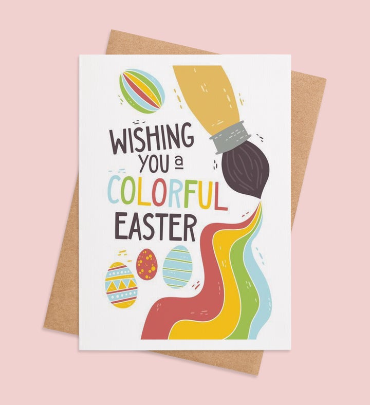 Palette Of Cheer Greeting Card